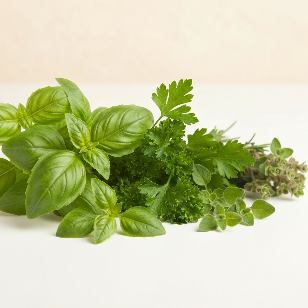 Fresh herbs and spices